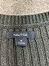 Nautica 100% Cotton Solid Gray Pullover Sweater Size S - photo 7