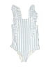 H&M Stripes Ivory One Piece Swimsuit Size 3T - 4T - photo 1