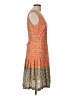 Ellen Tracy Paisley Orange Casual Dress Size 10 - photo 4