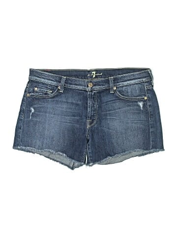 7 For All Mankind Denim Shorts (view 1)