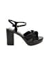 Deltan Black Sandals Size 7 1/2 - photo 1
