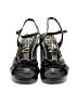 Deltan Black Sandals Size 7 1/2 - photo 2
