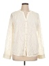 Cable & Gauge Ivory Long Sleeve Blouse Size XL - photo 1