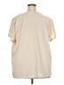 Fred David Ivory Short Sleeve Blouse Size 3X - photo 2