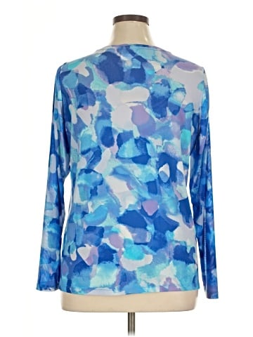 LOGO by Lori Goldstein Long Sleeve Blouse (view 2)