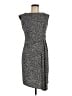 Ann Taylor Animal Print Gray Casual Dress Size M - photo 1