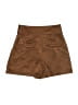 Express Solid Brown Shorts Size 00 - photo 2