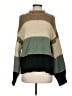 Elan Color Block Green Pullover Sweater Size S - photo 1
