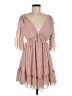 Saints + Secrets 100% Polyester Pink Cocktail Dress Size M - photo 1