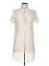 Glamorous 100% Polyester Ivory Short Sleeve Blouse Size 12 - photo 1