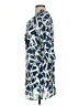 Mud Pie 100% Cotton Print Blue Casual Dress Size S - photo 5