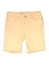 Seven7 Solid Yellow Shorts Size 4 - photo 1