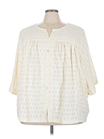 Lane Bryant 3/4 Sleeve Blouse (view 1)