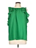 Jade 100% Polyester Green Sleeveless Blouse Size L - photo 1