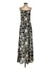 Leith 100% Polyester Print Black Casual Dress Size M - photo 1