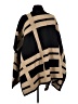 Anne Klein Stripes Black Poncho Size M - photo 2