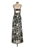 Leith 100% Polyester Print Black Casual Dress Size M - photo 2