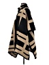 Anne Klein Stripes Black Poncho Size M - photo 5