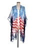 Raj 100% Polyester Blue Kimono One size - photo 1