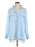 Babaton 100% Polyester Blue Long Sleeve Blouse Size L - photo 1