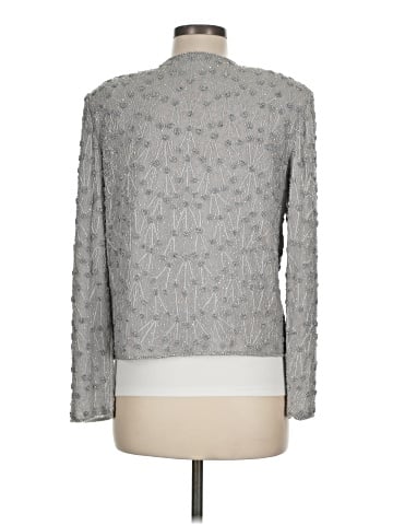 Adrianna Papell Silk Blazer (view 2)