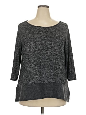 Lane Bryant 3/4 Sleeve T-Shirt (view 1)