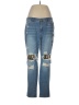 Soho 100% Cotton Graphic Blue Jeans Size 14 - photo 1