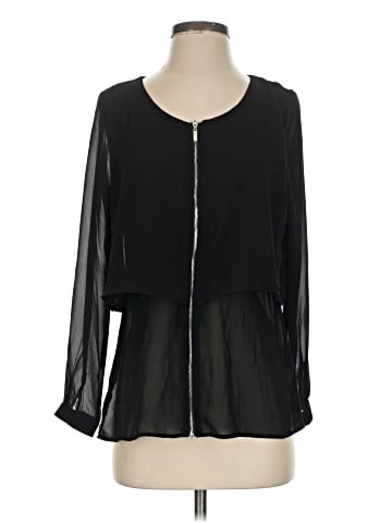 NY Collection Long Sleeve Blouse (view 1)