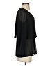 NY Collection 100% Polyester Black Long Sleeve Blouse Size XS - photo 4