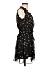 THML 100% Polyester Polka Dots Black Cocktail Dress Size S - photo 4