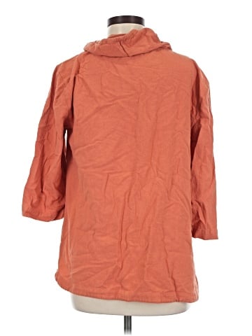 Soft Surroundings 3/4 Sleeve Button-Down Shirt (view 2)