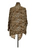 Live 4 Truth 100% Viscose Animal Print Brown Kimono Size 3X - photo 2