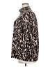 Context Animal Print Brown Long Sleeve Blouse Size 2X - photo 5