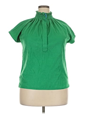 Caryn Lawn Short Sleeve Blouse (view 1)