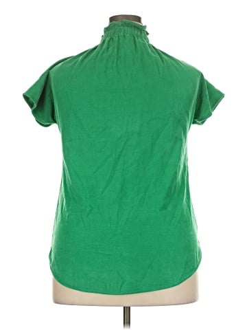 Caryn Lawn Short Sleeve Blouse (view 2)