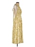 AaKaa Yellow Casual Dress Size S - photo 4