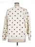 Kule Hearts Ivory Pullover Sweater Size XL - photo 2