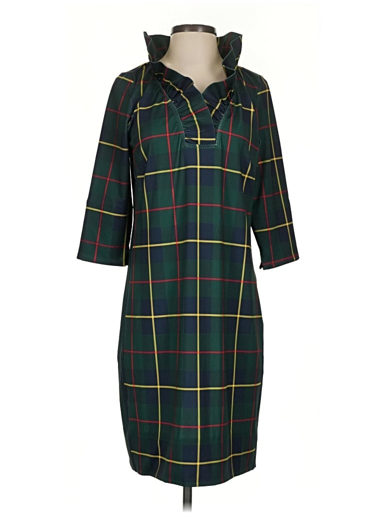 Pre-owned Gretchen Scott Designs Casual Dress In Green