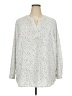 Carolina Belle 100% Polyester Stars Ivory Long Sleeve Blouse Size 2X - photo 1