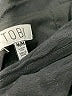 TOBI 100% Rayon Solid Black Romper Size M - photo 4