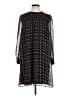 CeCe 100% Polyester Tweed Black Casual Dress Size L - photo 1