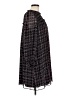 CeCe 100% Polyester Tweed Black Casual Dress Size L - photo 4