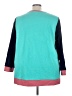 Lands' End Color Block Teal Sweatshirt Size 3X - photo 2