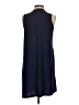 Pink Rose Solid Blue Casual Dress Size S - photo 2