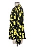 David Lerner 100% Polyester Print Yellow Long Sleeve Blouse Size M - photo 5