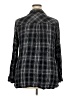 Old Navy 100% Rayon Plaid Black Long Sleeve Button-Down Shirt Size XXL - photo 2