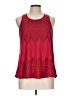 Alya 100% Nylon Red Sleeveless Blouse Size L - photo 1