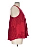 Alya 100% Nylon Red Sleeveless Blouse Size L - photo 4