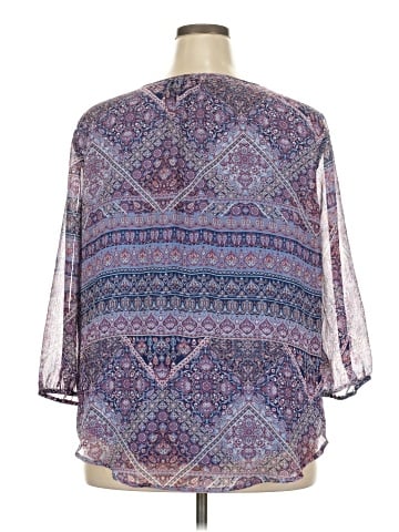 St. John's Bay 3/4 Sleeve Blouse (view 2)