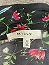 Milly 100% Silk Black Long Sleeve Silk Top Size 0 - photo 7